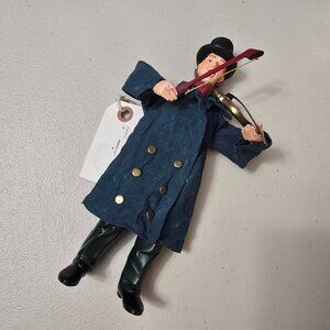 Christmas Village Violin  Player  Plastic Figurine 10'